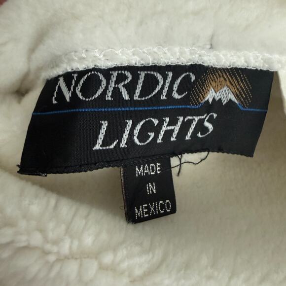 Nordic Lights Womens Med Fleece Jacket Coat Aztec Western Horses Cowgirl Barn - Picture 9 of 16